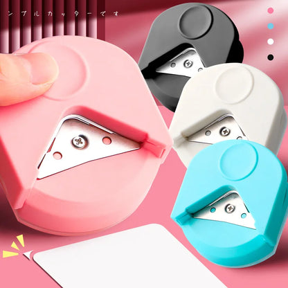 Portable Circle Cutter & Corner Rounder Machine – Button Maker Tool for Paper, Cards & Photos, Precision Corner Punching Craft Cutter for DIY Projects