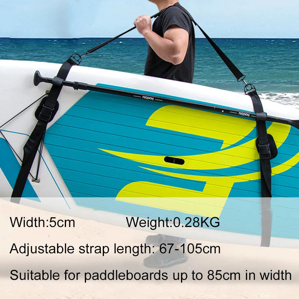 Adjustable Surfboard Shoulder Belt – Carry Sling for Stand Up Paddle Board, Surfboard Carrier Accessory