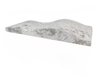Lash Mattress and Cover – Wave Memory Foam Beauty Salon Lash Bed, Curved Topper for Eyelash Foam Spa