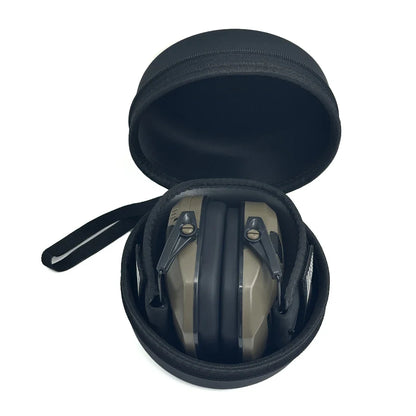 Earmuffs Active Noise-Reduction Headphones — Electronic Hearing Protection for Shooting & Hunting with Carry Case