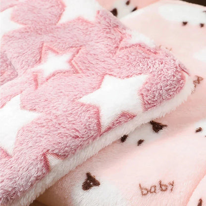 Thick Flannel Pet Sleeping Mat - Soft Warm Cat & Small Dog Cushion Blanket