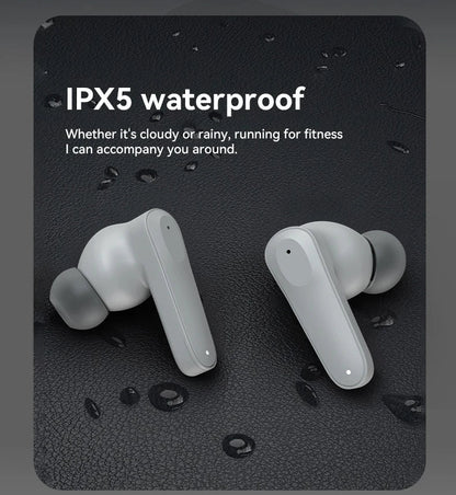 mzymi A98 TWS True Wireless Earbuds | ENC Noise-Reducing Waterproof Sport Headphones