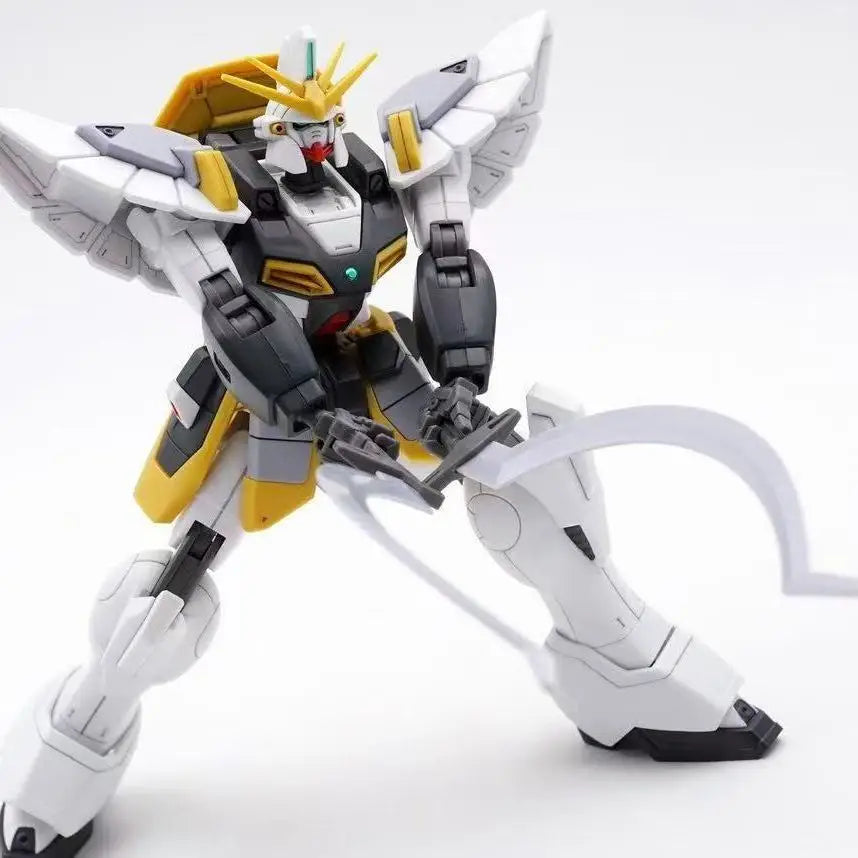 HG 1/144 Sandrock & Wing Zero Mech Model Kit – Action Figure Toy, Desktop Decoration, Collectible Gift for Boys