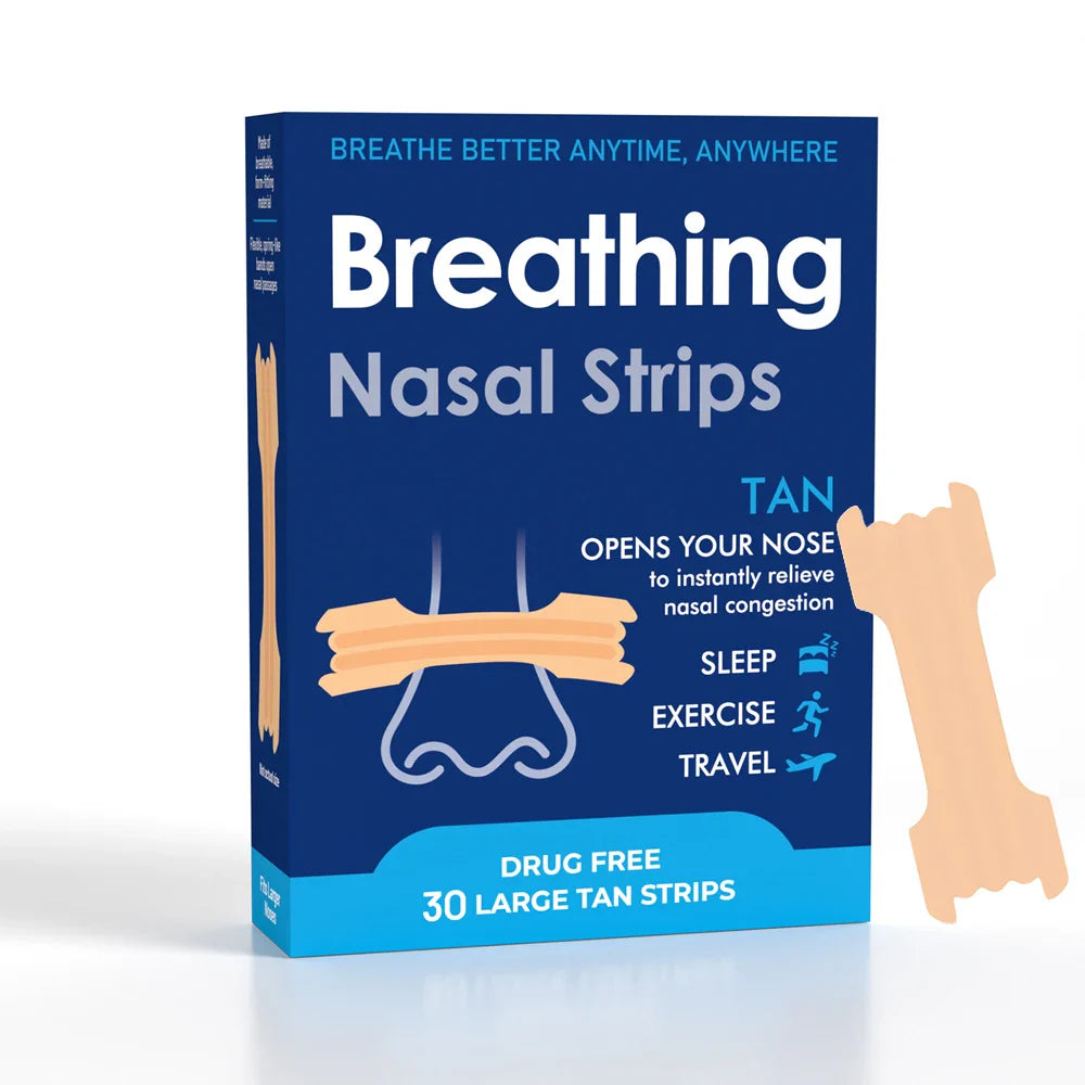 Lavender Scented Nasal Strips — Anti-Snoring Sleep Aid for Better Breathing and Improved Sleep