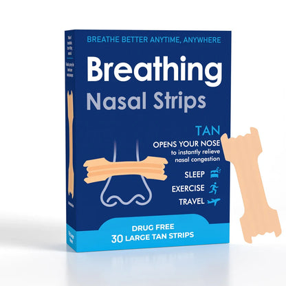 Lavender Scented Nasal Strips — Anti-Snoring Sleep Aid for Better Breathing and Improved Sleep