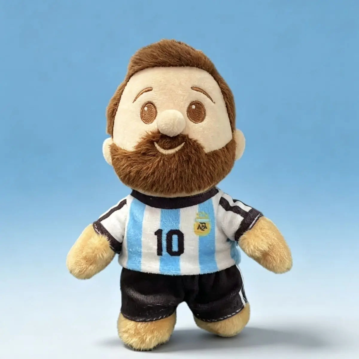 Messi Argentina Plush Figure - 15cm Football Star Pendant Fan Collectible