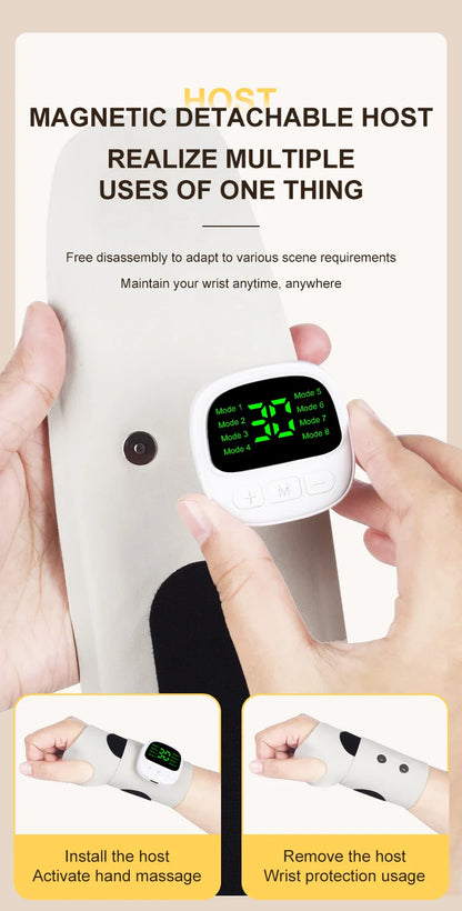 Electric Cordless Wrist Massager – USB Rechargeable Vibrating Massager for Carpal Tunnel & Fatigue Relief