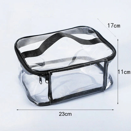 Large Capacity Transparent Mesh Zipper Storage Bag – Organizer for Toys, Puzzles & Building Blocks