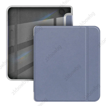 Slim PU Leather Case for KOBO Libra — Shockproof Smart Cover for Libra Colour 2024, Libra 2 2021 7" N428 N418 eBook with Clear Back