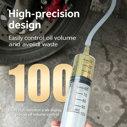 20–550ml Large Capacity Syringe - Durable Oil Extractor & Glue Dispensing Tool for Laboratory Use