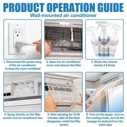 15-Piece Air Conditioner Cleaning Kit — Waterproof Dust Cover & Cleaning Tools, 118cm Protective Bag for AC Maintenance