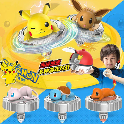 Pokémon Toy Belt Set — Poké Ball Battle Belt with Pikachu, Eevee, Charmander & Bulbasaur for Kids Gift