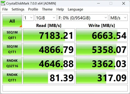 ORICO O7000 PCIe 4.0 7400MB/s M.2 NVMe SSD – Internal Solid State Drive for PS5, Gaming & Content Creators (M.2 M Key 2280)