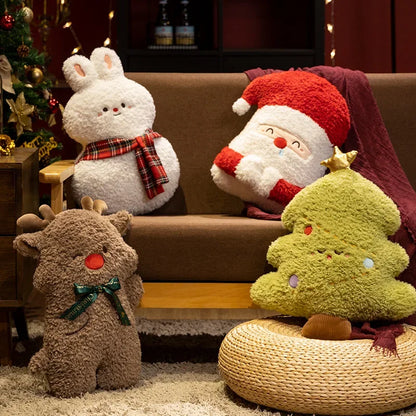 Cute Christmas Santa Claus Ornaments – Christmas Tree Pillows, Bay Window Decorations, Dolls & Sofa Cushions
