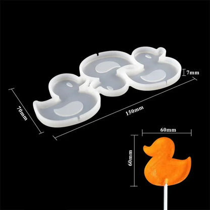 Halloween & Christmas Silicone Lollipop Mold – Pumpkin, Ghost & Elk Shape Candy, Chocolate, Cheese & Cake Decorating Tool