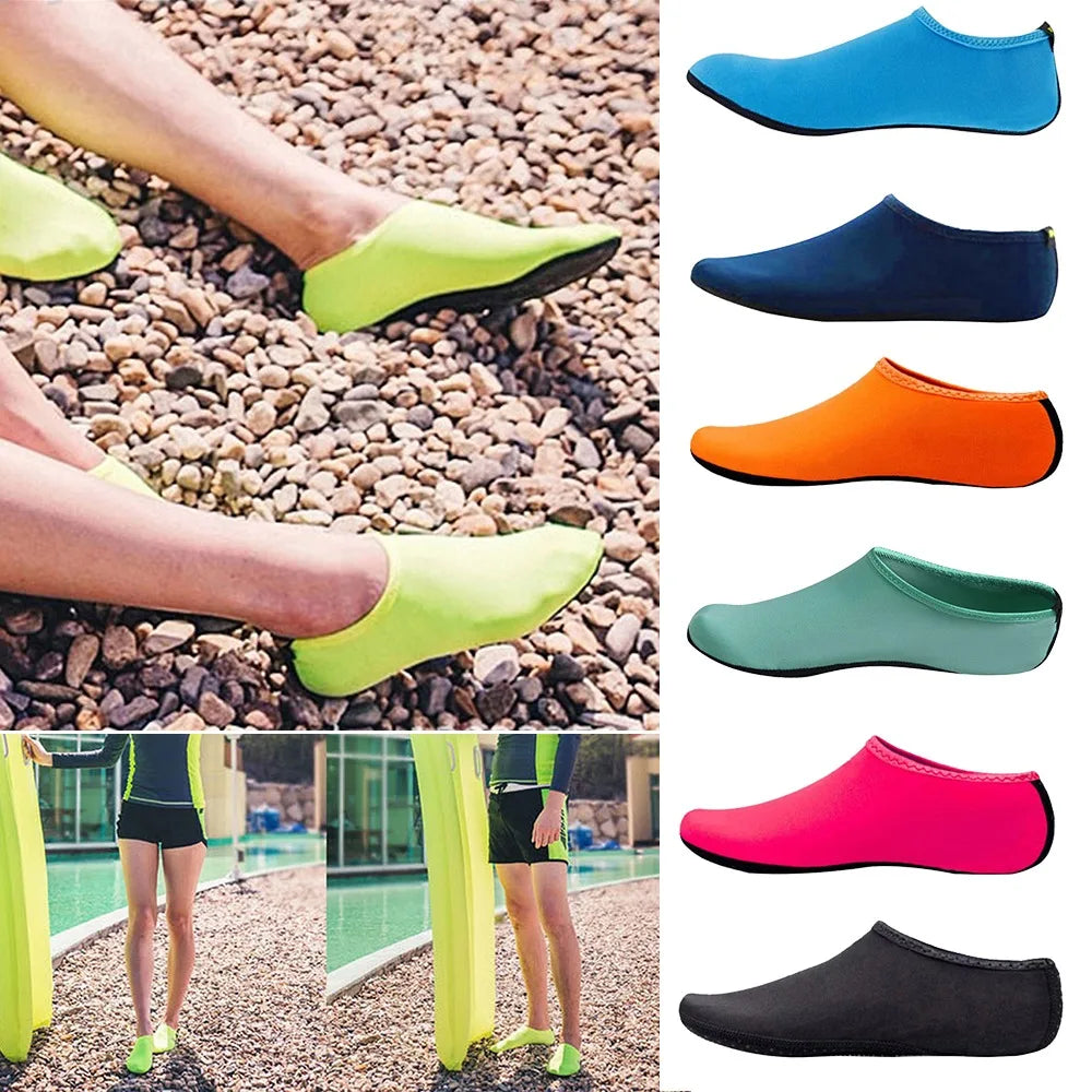Unisex Water Shoes – Non-Slip Aqua Socks for Swimming, Diving & Beach, Lightweight Summer Sandals for Men & Women