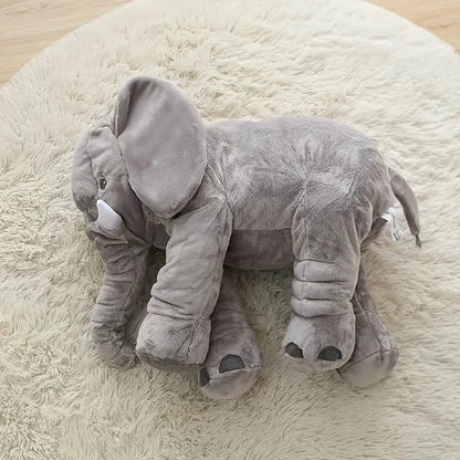 40cm Soft Elephant Plush Toy – Cute Baby Elephant Sleeping Pillow, Stuffed Animal for Kids, Birthday Gift & Room Decor