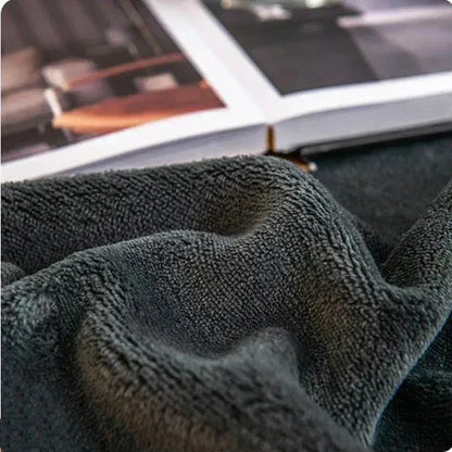 Soft Warm Plush Fitted Sheet – Elastic Coral Fleece Mattress Cover for Winter, Luxury Double Bed Bedding