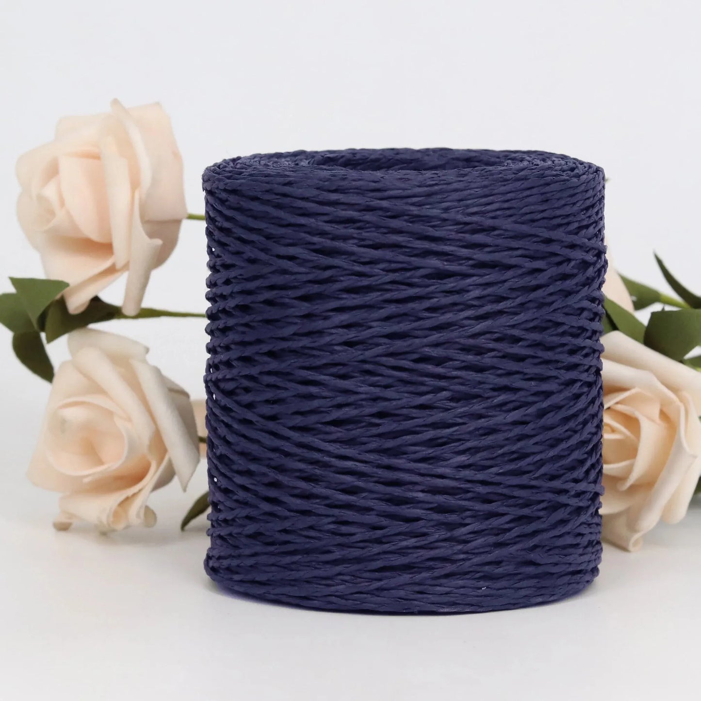 Raffia Straw Yarn - 100g Handmade Crochet Material for Summer Hats, Bags & DIY Handcraft Projects