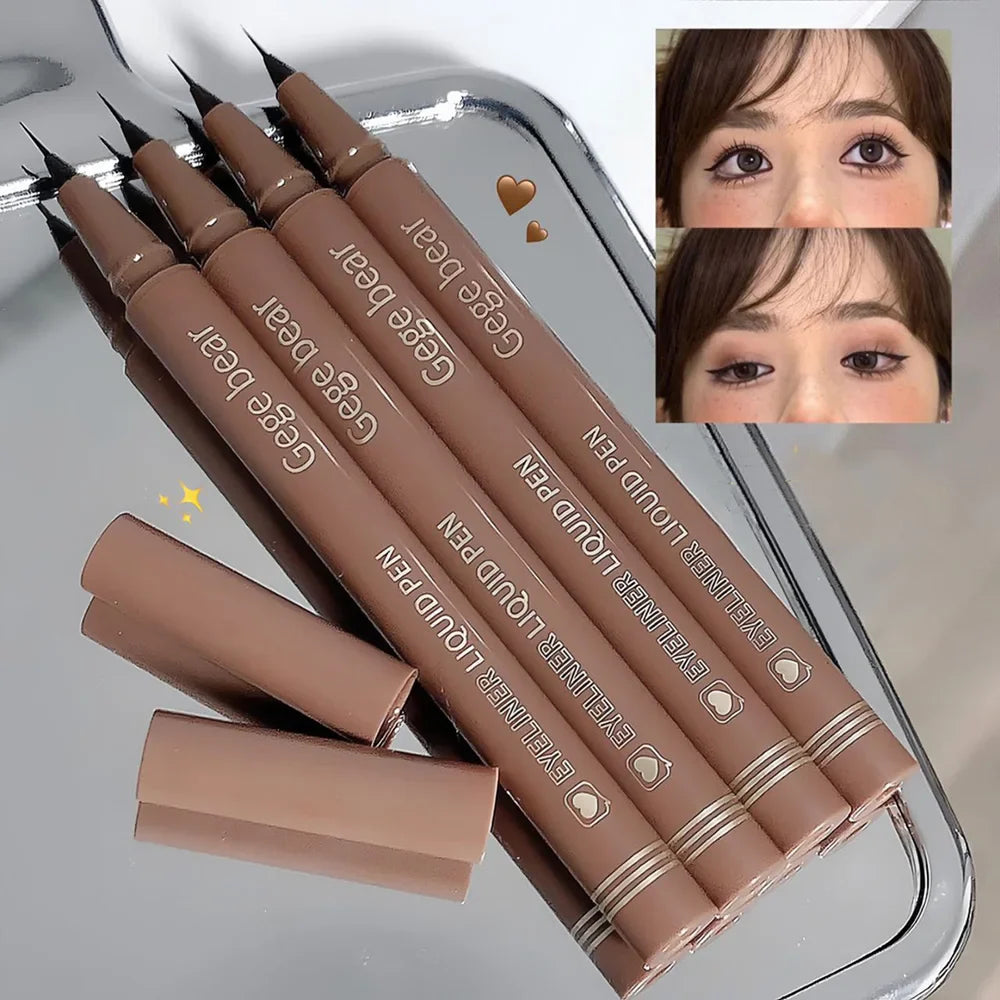 Gege Bear Liquid Eyeliner Pen – Waterproof, Smudge-Proof, Fast & Precise Makeup with Quick Drying Formula