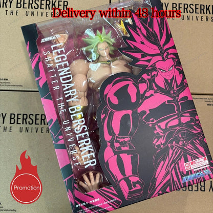 Dragon Ball DF SHF Demoniacal Fit Legendary Berserker Broly Action Figure – Shatter the Universe Collectible Toy Model Gift