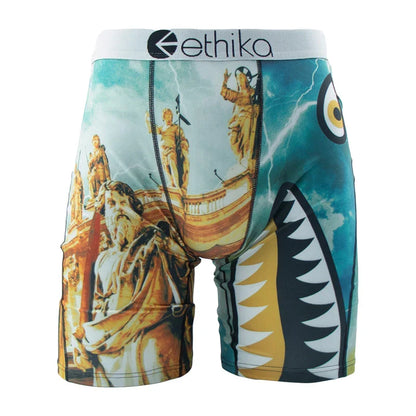 ETHIKA Men’s Boxer Briefs – Sexy Breathable Underwear Trunks, Quick-Dry Swim Underpants, Plus Size S–3XL Comfortable Fit Underwear for Men