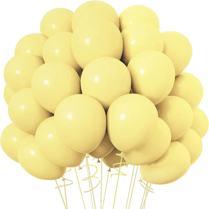 Baby Blue Latex Balloons Set (5–12 Inch, 10/20/30pcs) – Wedding, Baby Shower & Birthday Party Decorations in Mixed Colors