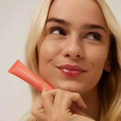 Summer Fridays Lip Balm – Moisturizing Vanilla Pink Sugar & Coffee Cake Scented Lip Gloss, Transparent Lip Oil Makeup
