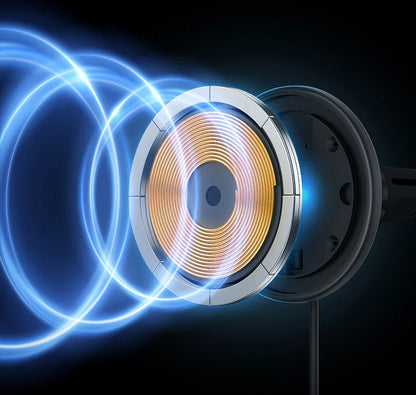 Baseus 15W Magnetic Wireless Car Charger – Fast Charging Phone Holder with Light Effect for iPhone 15/14/13 Pro Max