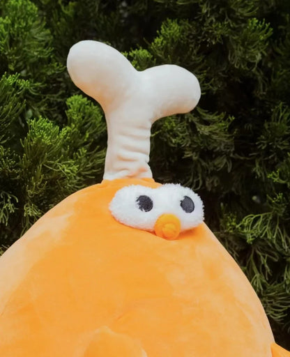 Chicken & Leg Plush Toy — Soft Gingerbread Chicken Doll for Kids & Birthday Gifts