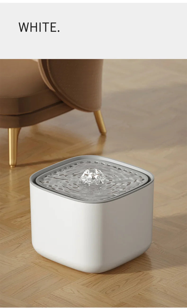 3L USB Cat Water Fountain – Automatic Filtered Water Dispenser for Cats