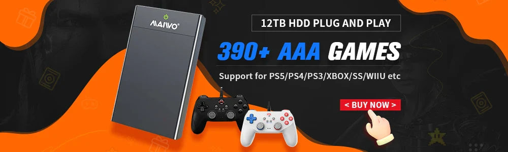 Retro Gaming SSD – 16191 Games for Switch, PS5, Xbox, PS4, PS3, PS2, WiiU, 80+ Emulators, Launchbox, Retrobat, Playnite for PC/Laptop