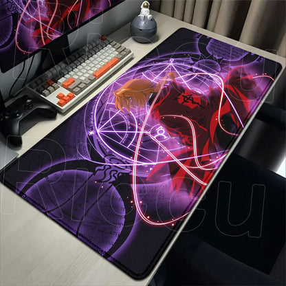 Fullmetal Alchemist XXL Gaming Mouse Pad – Large Anti-Slip Keyboard Desk Mat for Home & Office