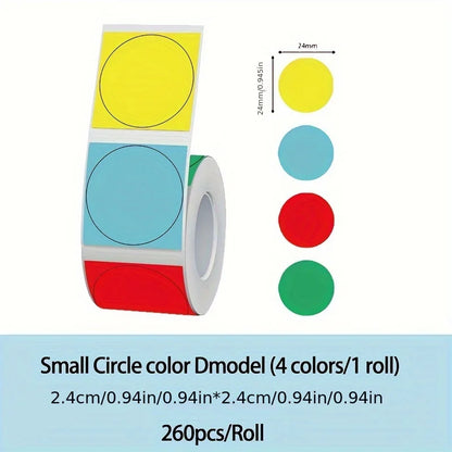 P50 Mini Portable Wireless Thermal Label Printer – Supports 12-50mm Colorful Thermal Paper