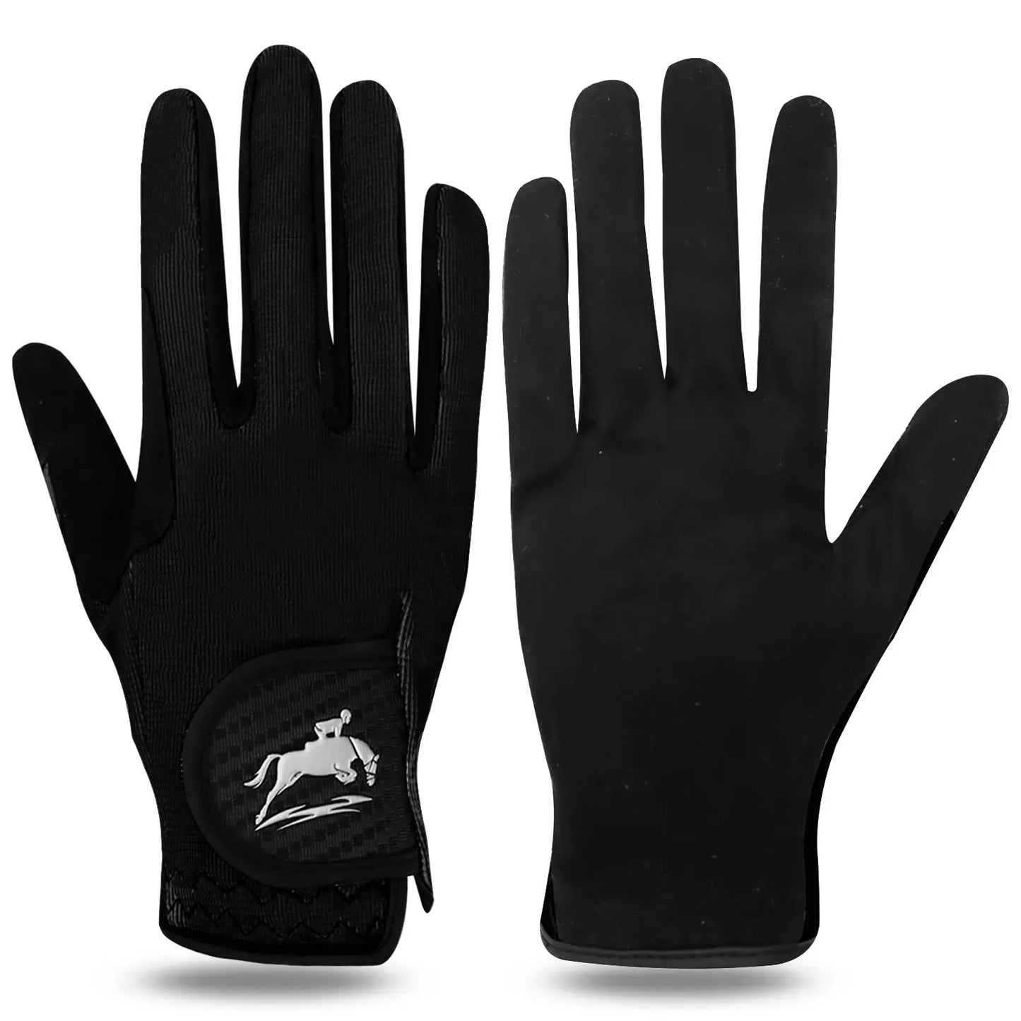 Women’s Equestrian Horse Riding Gloves — Lightweight, Breathable Mesh, Comfortable Grip, All-Weather Color Pack