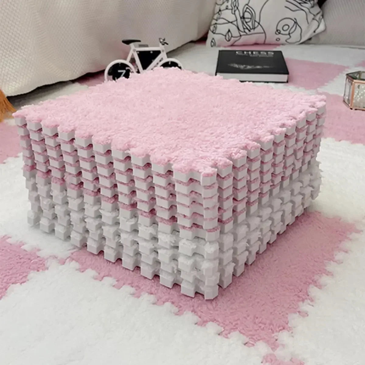 4/10PCS Waterproof Cage Liners – Anti-Slip Absorbent Bedding Mats for Rabbits, Guinea Pigs & Small Pets