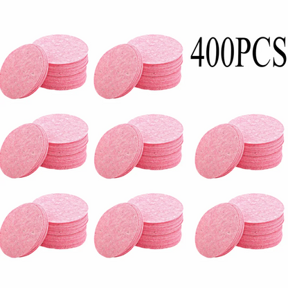 50-1000PCS Compressed Facial Cleansing Sponges – Absorbent, Latex-Free Exfoliating Makeup Pads