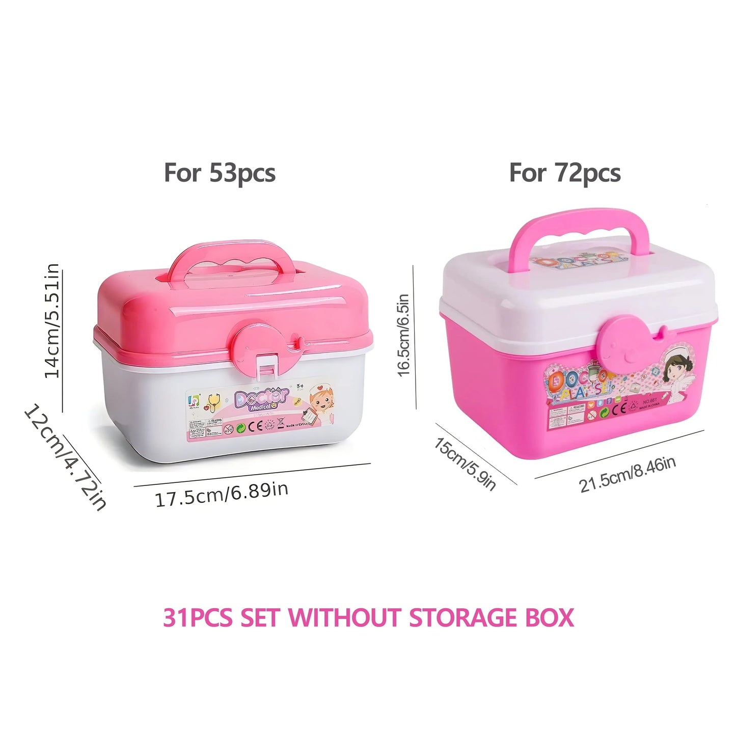 Doctor Kit for Kids – Educational Pretend Play Medical Set for Girls & Boys, Dentist Role Play Costume Toy