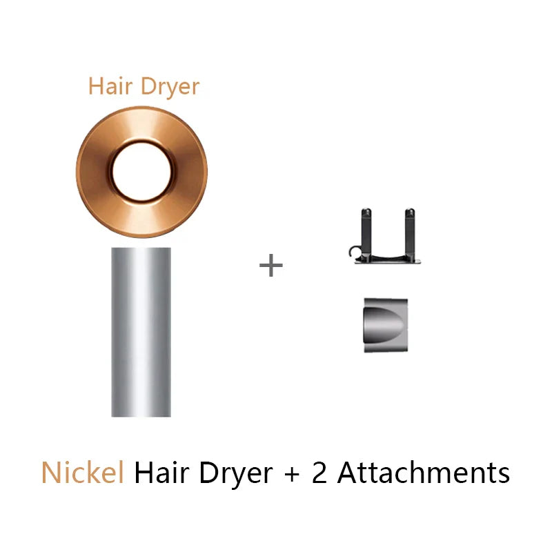Professional 5-in-1 Ceramic Hairdryer with Diffuser & Nozzles – Powerful 100V Blow Dryer for Salon & Home