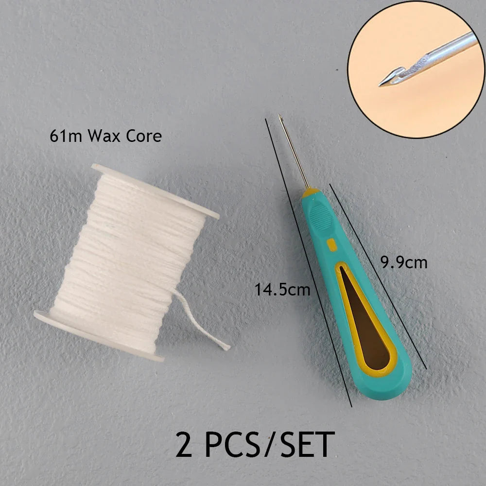 Smokeless Candle Wicks – Pre-Waxed Cotton Core with Metal Sustainer Tabs, 2.6-20cm for DIY Handmade Candle Making