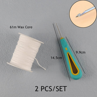 Smokeless Candle Wicks – Pre-Waxed Cotton Core with Metal Sustainer Tabs, 2.6-20cm for DIY Handmade Candle Making
