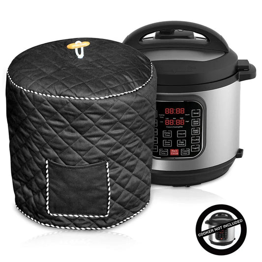 Pressure Cooker Cover 8QD - Decorative Anti-Static Dust Cover with Lining for Home Use