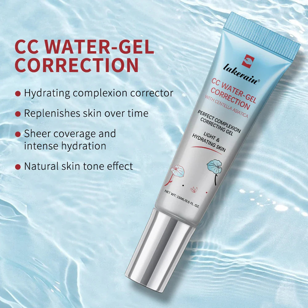 CC Cream Centella High Coverage Foundation — Color-Changing Liquid Base Makeup for Face, Korean Style