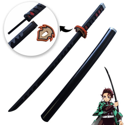 Demon Slayer Katana - 72cm Anime Cosplay Sword | Tomioka Giyuu & Tanjirou Replica