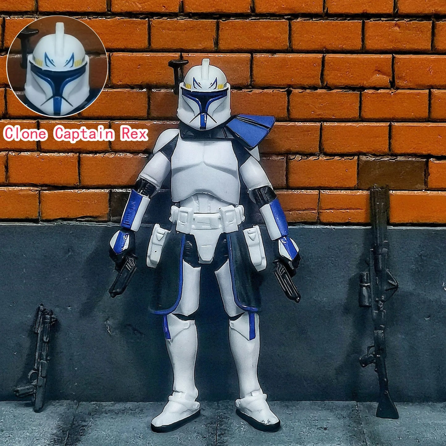 Star Wars 3.75" Clone Trooper Action Figure — 1/18 501st & 187th Legion REX ARF P1/P2 Toy Model