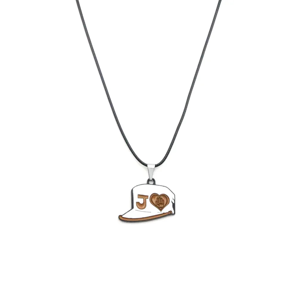 JoJo’s Bizarre Adventure Arrow Pendant Necklace – Josuke & Jotaro Cosplay Jewelry Gift
