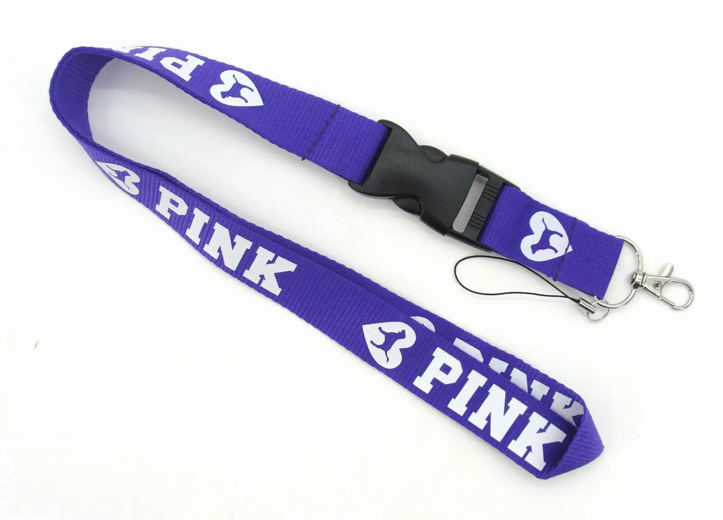 LOVE PINK Cellphone Lanyard Strap – Detachable Buckle Holder for Keys, ID Cards, Clothing & Accessories (H005)