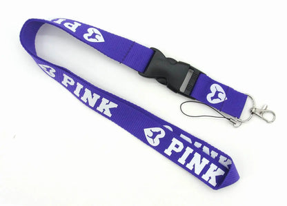 LOVE PINK Cellphone Lanyard Strap – Detachable Buckle Holder for Keys, ID Cards, Clothing & Accessories (H005)