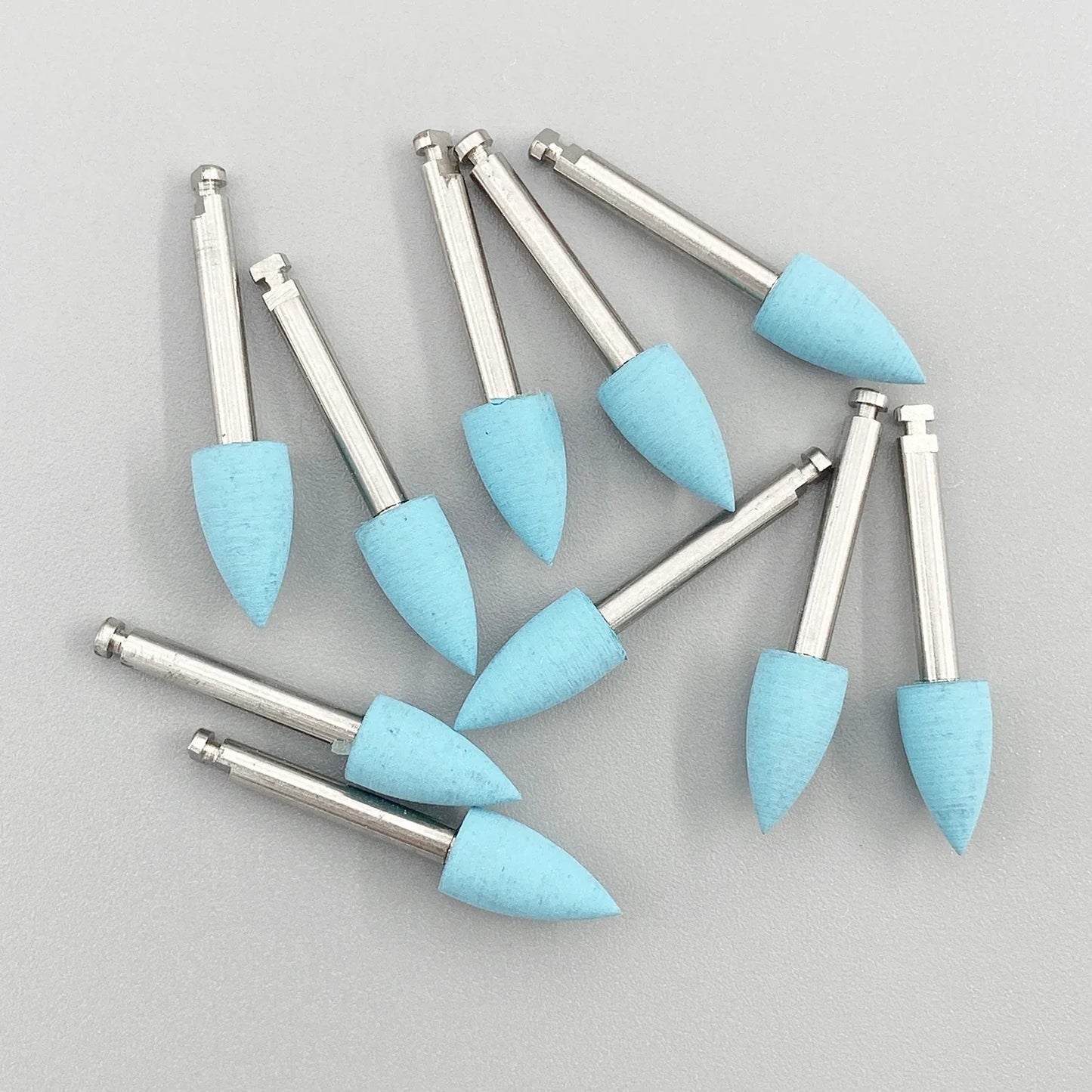 WELLCK Dental Silicone Grinding Heads – 12/10pcs Teeth Polisher for Low-Speed Dental Tools & Lab Use