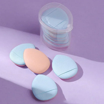 3/10PCS Mini Cosmetic Cushion Puffs – Professional Finger Puffs for Foundation & Concealer Makeup